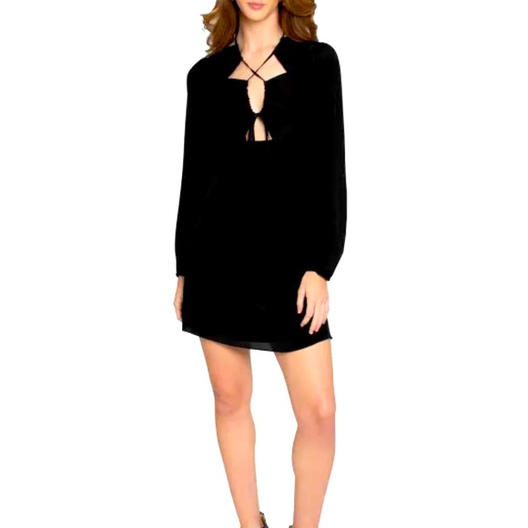 Nicole Miller Cut Out Sheath Dress- Size Small - Picture 1 of 5